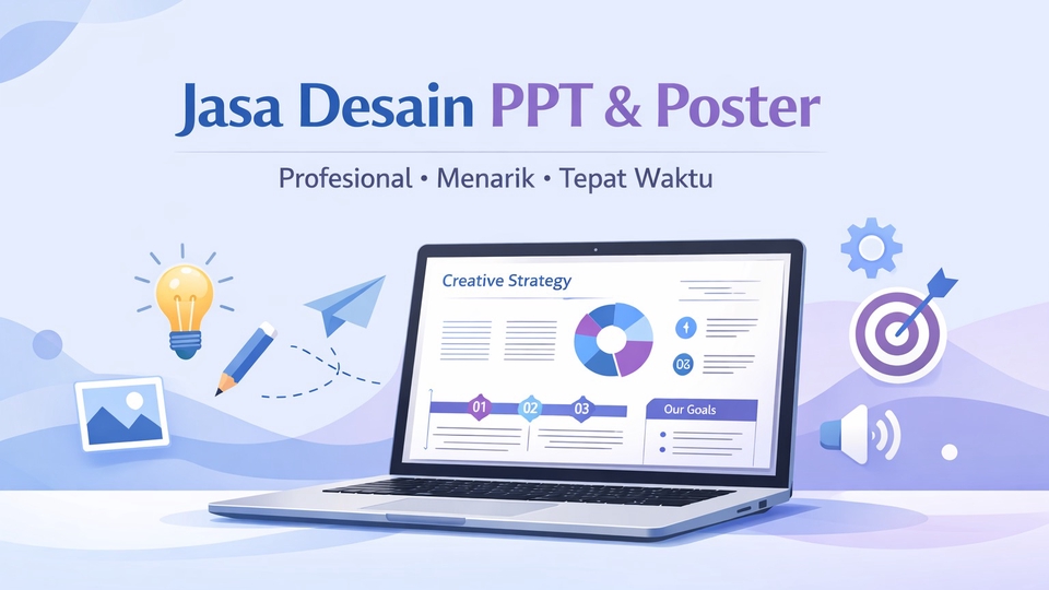 Butuh presentasi yang menarik? Atau poster buat tugas, event, atau bisnis? Aku siap bantu!