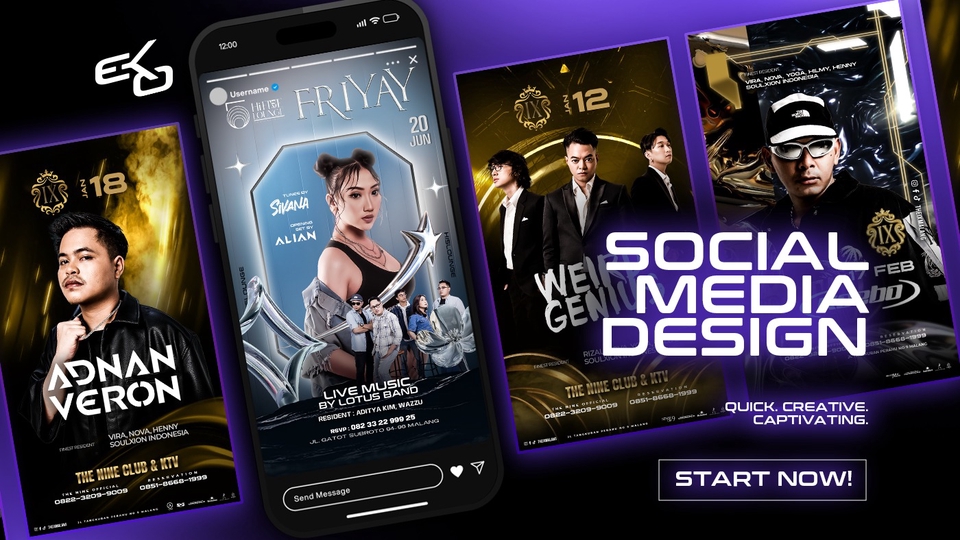 Jasa Pembuatan Desain Banner Website - DESAIN SOSIAL MEDIA | 4 JAM JADI!