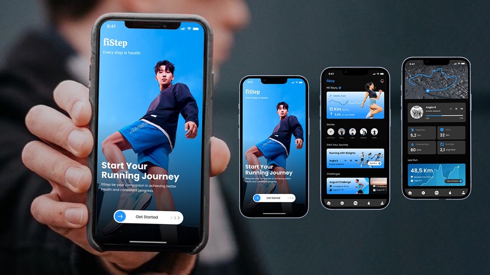 Desain UI/UX Aplikasi Mobile (iOS & Android)
