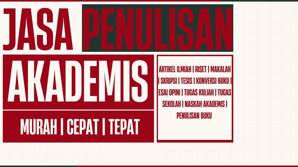 Jasa Penulisan Skripsi, Thesis, dan Proposal - JASA PENULISAN AKADEMIS