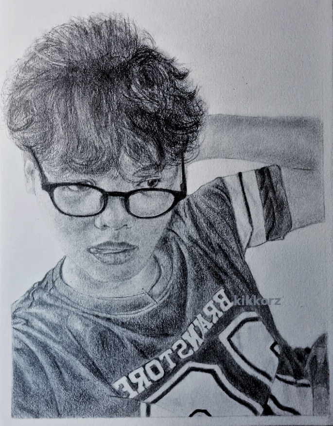 Gambar Potret - gambar wajah custom A5 handmade - 4