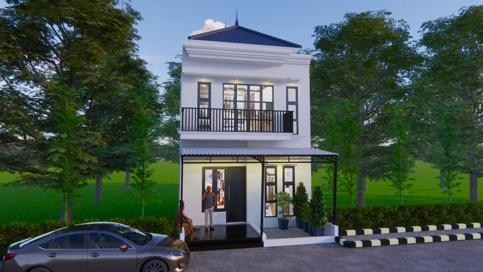 3D & Perspektif - Design 3D & Rendering Exterior (REVISI SEPUASNYA) - 8