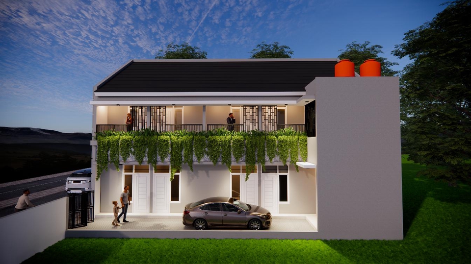 3D & Perspektif - Design 3D & Rendering Exterior (REVISI SEPUASNYA) - 6