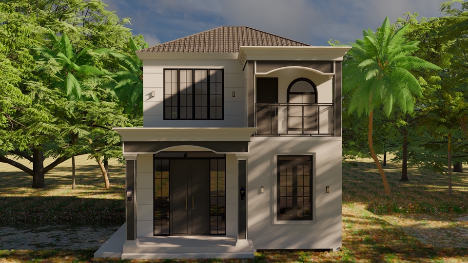 Design 3D & Rendering Exterior (REVISI SEPUASNYA)