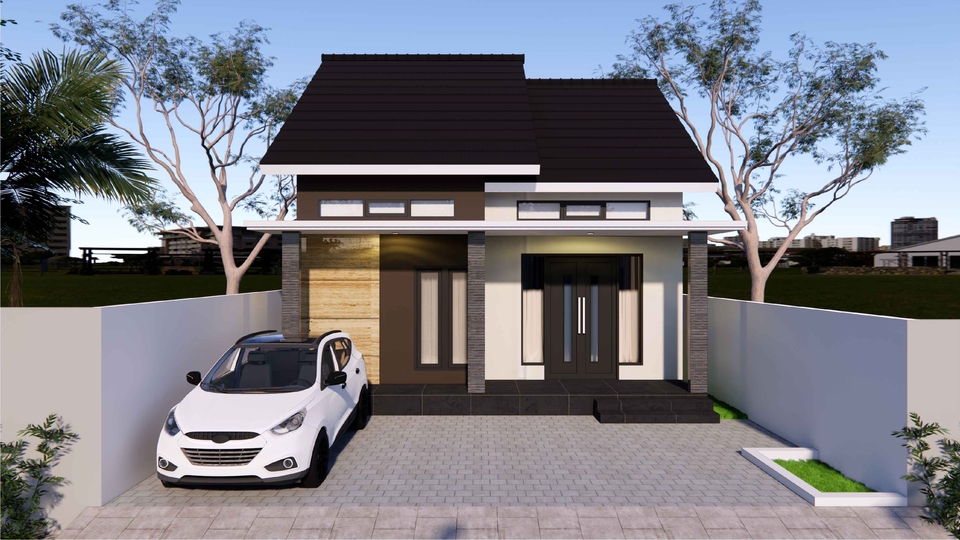 3D & Perspektif - Design 3D & Rendering Exterior (REVISI SEPUASNYA) - 5