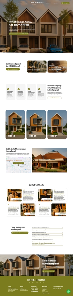 UI & UX Design - UI/UX Website Minimalist & Elegant — Figma (Homepage sampai Full Website) - 2