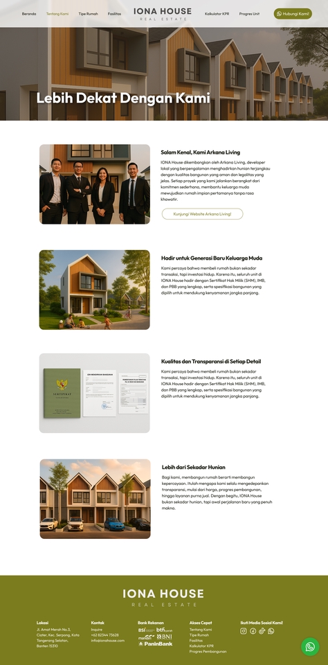 UI & UX Design - UI/UX Website Minimalist & Elegant — Figma (Homepage sampai Full Website) - 3