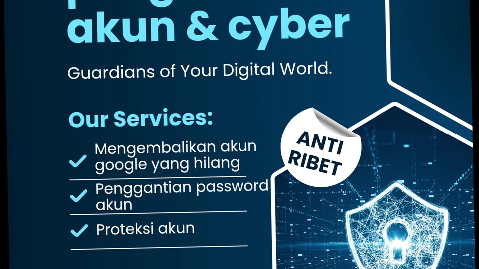 Jasa Recovery Data Profesional dan Terpercaya - Recovery akun digital, aman cepat dan terpercaya 