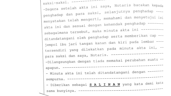 Jasa Notaris Online dengan Harga Terjangkau - Perbaikan/Pembuatan/Review Akta Notaris