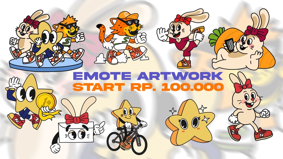 Jasa Desain Sticker LINE - Desain Stiker Digital Lucu untuk Keperluan Produk Anda (Stiker Whatsapp, Line Chat, Streaming, dll)
