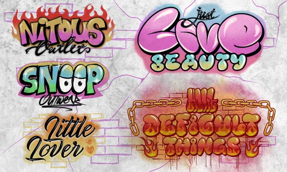 Logo - Desain logo atau brand dengan graffiti style yang unik - 4