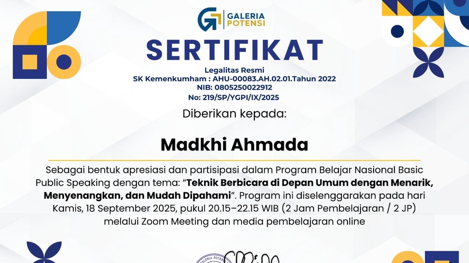 Bukna hanya bekerja, tapi memberikam hasil yang manfaat dengan sepenuh hati