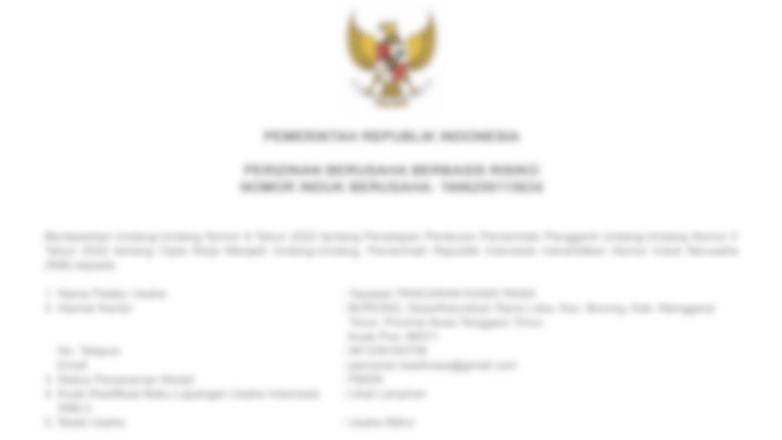 Jasa Perizinan Usaha / Konsultan Perizinan - Pendaftaran NIB Yayasan