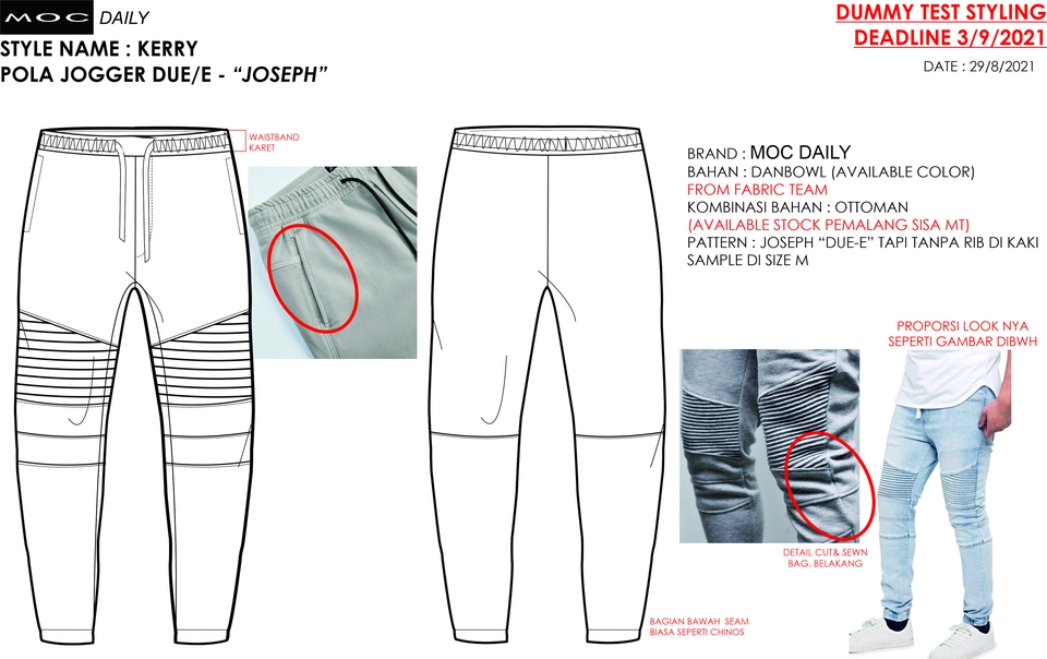 Desain Kaos & Motif - Fashion Design with Tech Pack - 14