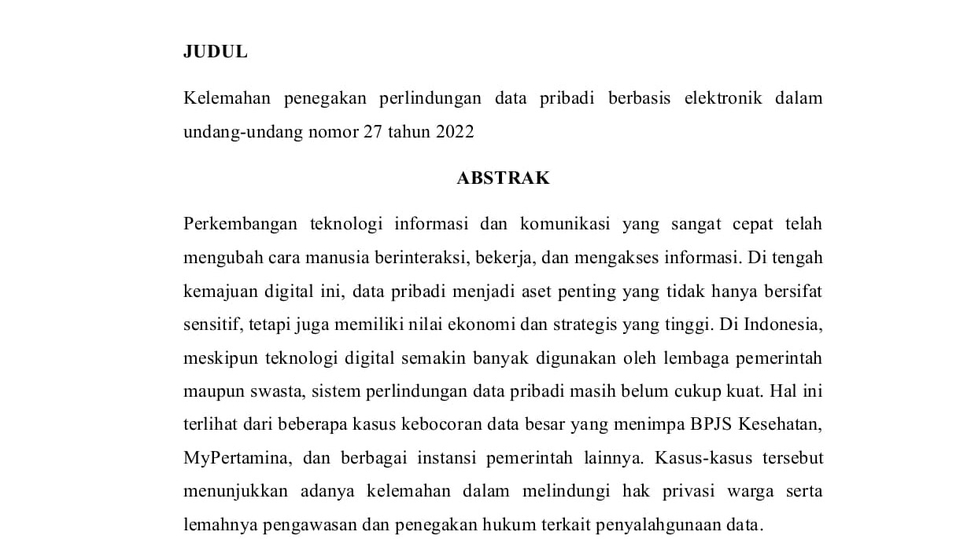tugas makalah mahasiswa 