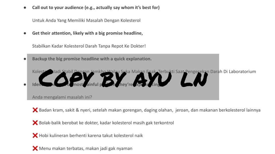 Webcopy untuk produk herbal