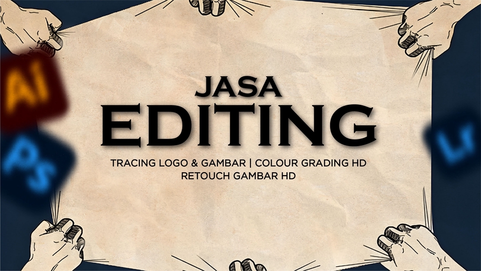 Jasa Desain Vector Kreatif dan Resolusi Tinggi - Jasa Tracing | Editing | Colour Grading & Editing Gambar Resolusi Tinggi
