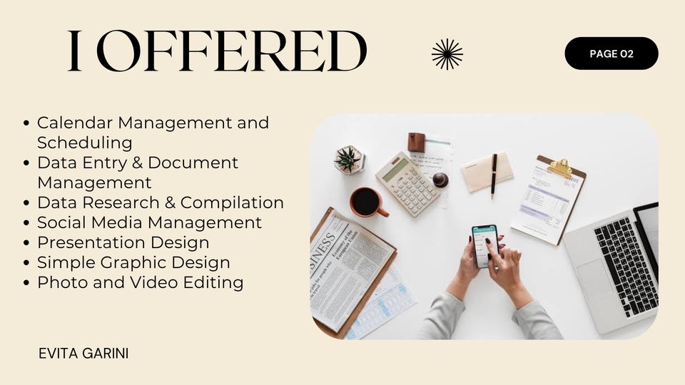 Sekretaris - Virtual Assistant: Data Entry, Copywriting, Graphic Design (Logo, Presentation, Social Media, etc.) - 4