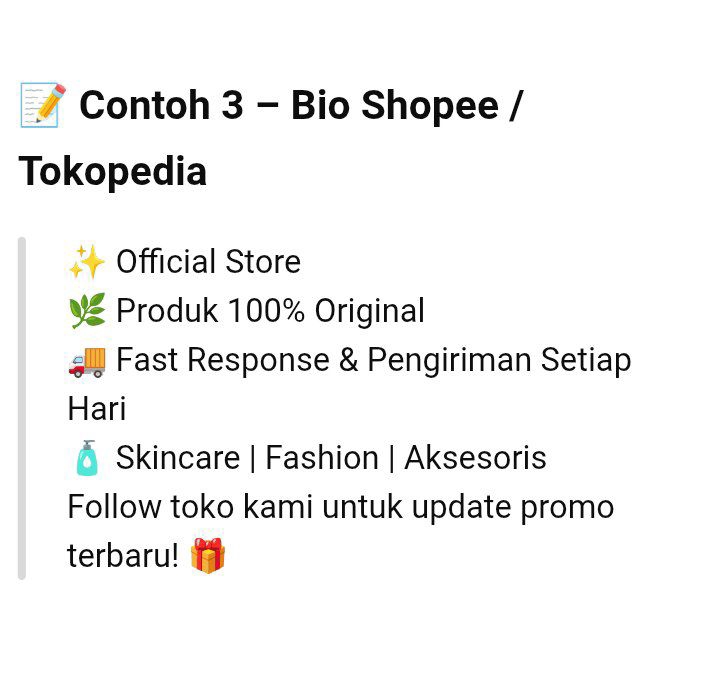 Caption Sosial Media - Jasa Copywriting Cepat & Menarik untuk Deskripsi Produk, Caption, atau Bio Usaha - 4