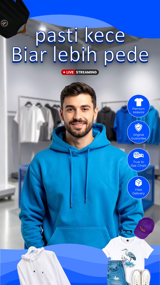 Banner Online - jasa pembuatan template Live Streaming (Marketplace & Social Media) - 4
