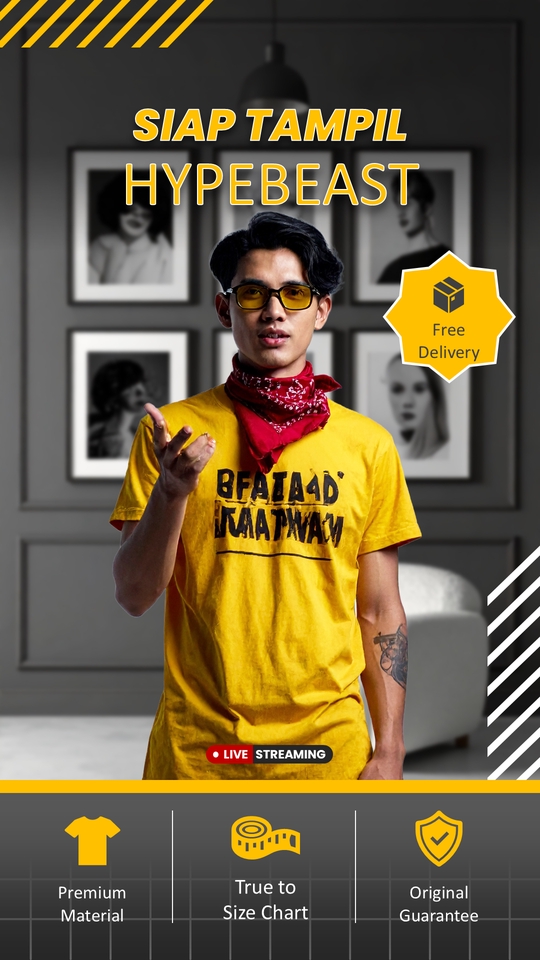 Banner Online - jasa pembuatan template Live Streaming (Marketplace & Social Media) - 5