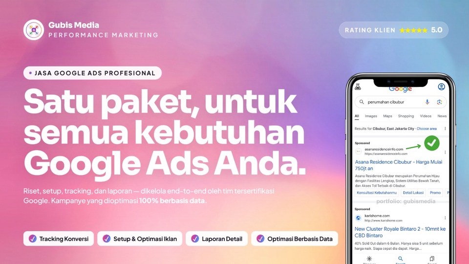 Jasa Google Ads 1 Paket untuk semua kebutuhan