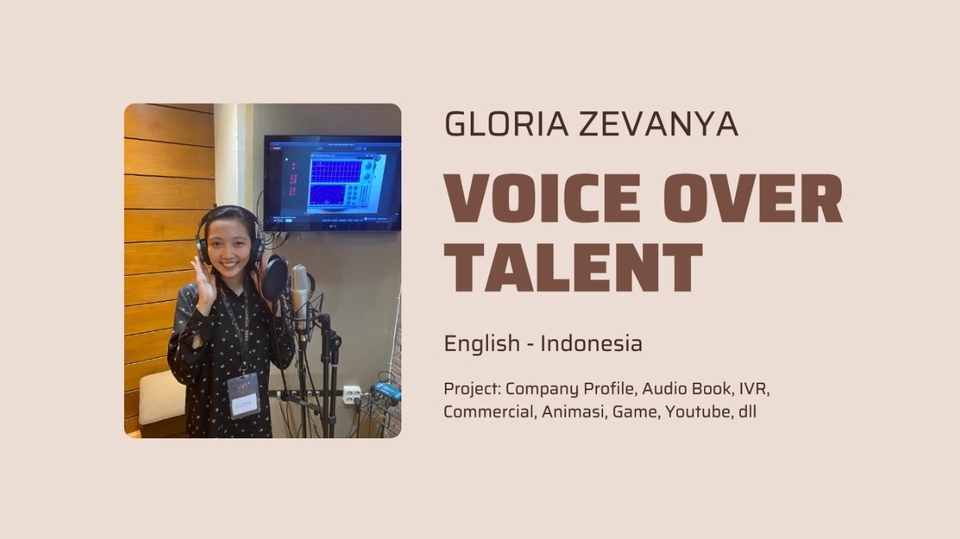 Jasa Voice Over, Dubbing, dan Pengisi Suara Video - VOICE OVER (PENGISI SUARA)