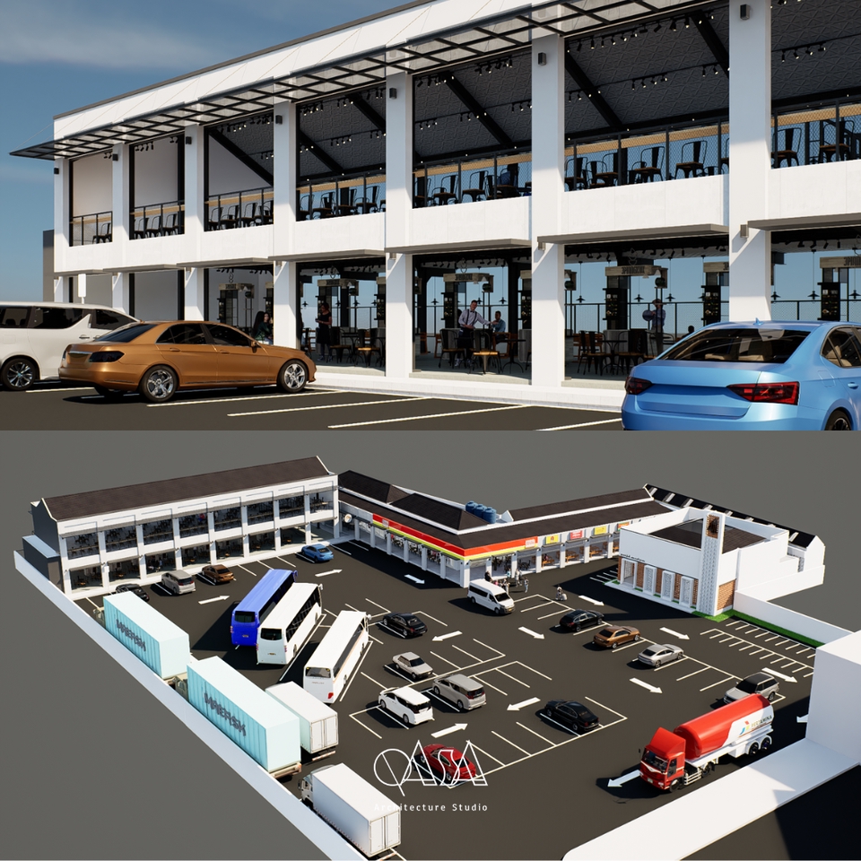 3D & Perspektif - Desain Cepat 3D Bangunan + Render Gambar atau Video - 11
