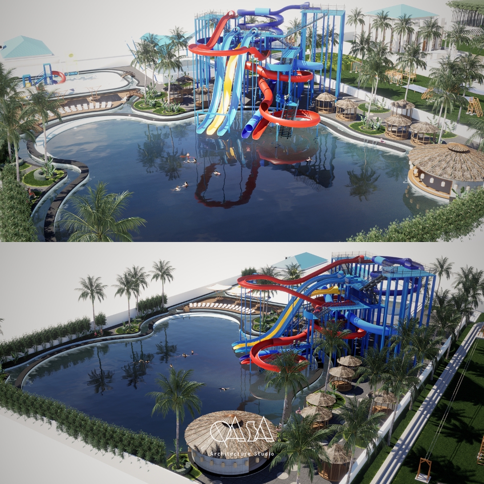 3D & Perspektif - Desain Cepat 3D Bangunan + Render Gambar atau Video - 22