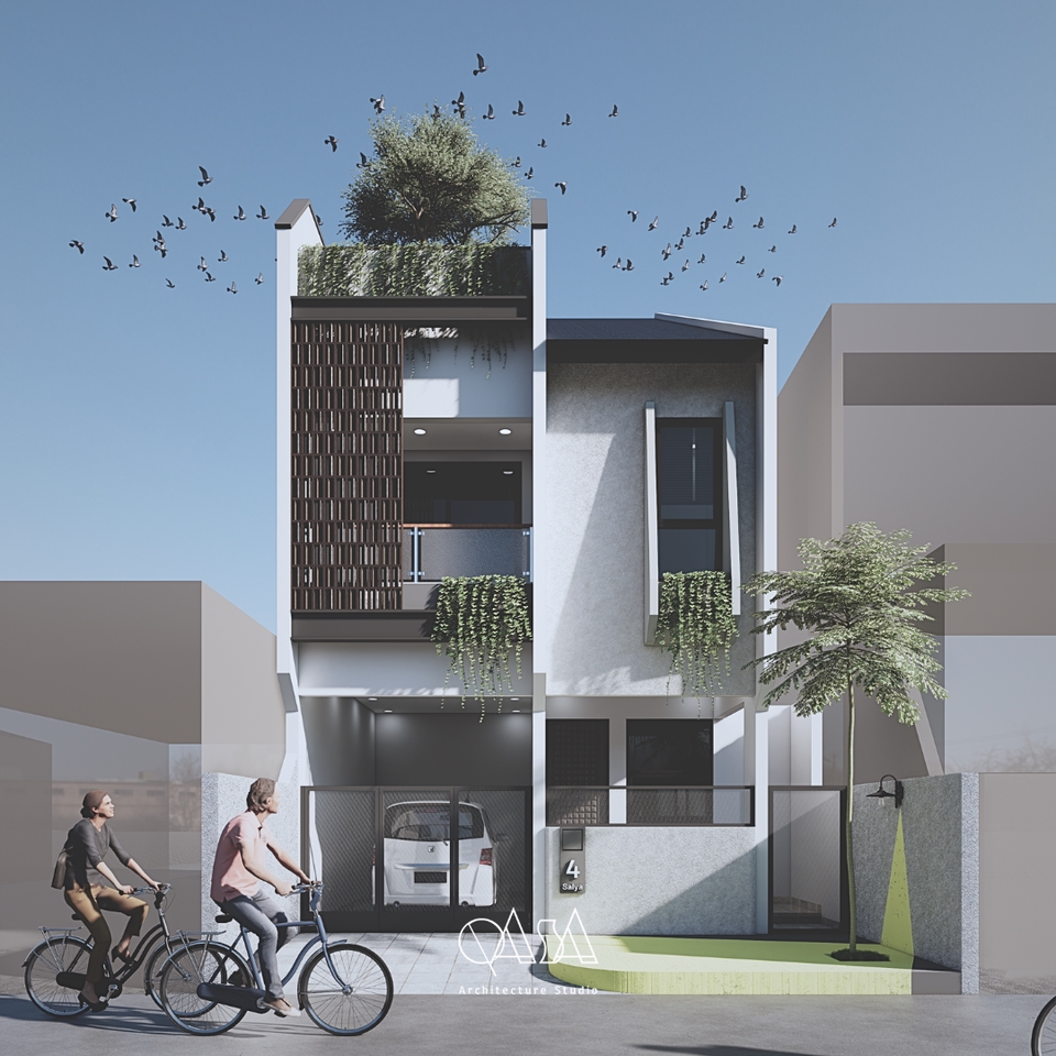 3D & Perspektif - Desain Cepat 3D Bangunan + Render Gambar atau Video - 3