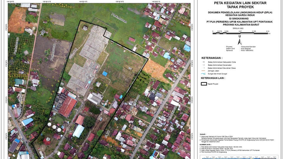 Jasa Pembuatan Peta GIS Profesional dan Akurat - Peta Tapak Proyek