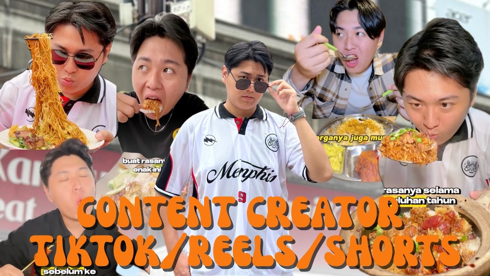 Jasa Content Creator untuk TikTok, Instagram, YouTube - KONTEN KREATOR VIDEO PENDEK TIKTOK/REELS/SHORTS (IDE SAMPAI EDITING) [SEMARANG & JAWA TENGAH]