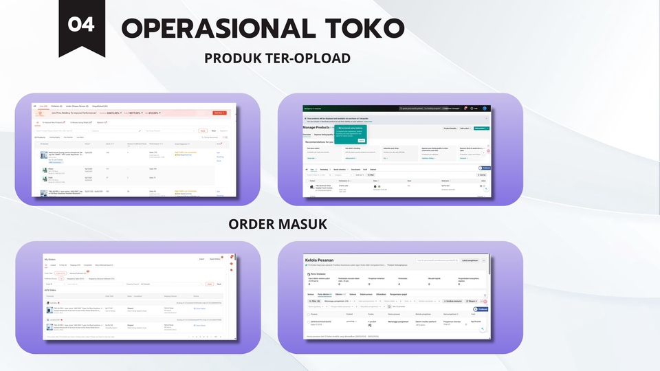 Optimasi Marketplace - Jasa profesional Operasional E-Commerce Tokopedia, Shopee & TikTok Shop UMKM Naik Kelas - 3