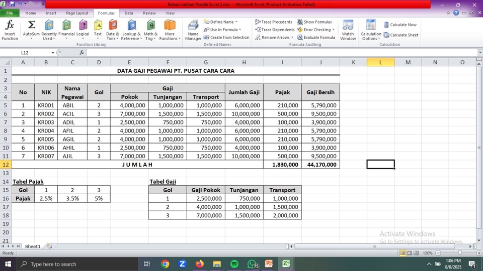 Jasa Pembuatan Dashboard Excel Profesional untuk Visualisasi Data Bisnis - Perekapan dan Input data Excel