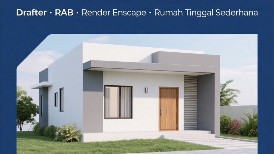 Jasa Desain 3D Rumah dan Produk dengan Visual Realistis - Jasa Gambar 2D atau 3D, dan Interior 3D atau Eksterior+Render