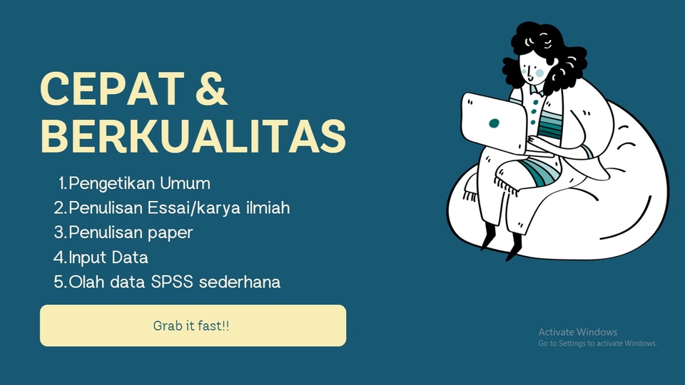 Jasa Penulisan Skripsi, Thesis, dan Proposal - Jasa Penulisan, Review Akademik, Input & Olah Data – Cepat & Berkualitas!