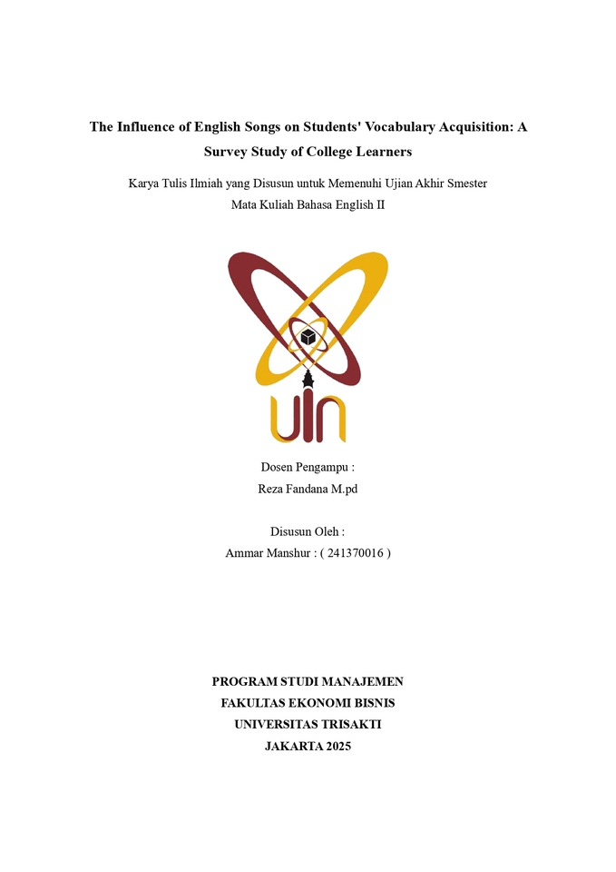 Jasa Lainnya -  Jasa Penulisan | Makalah | Jurnal | Karya Tulis Ilmiah Mahasiswa | — Mulai Rp40rb - 7