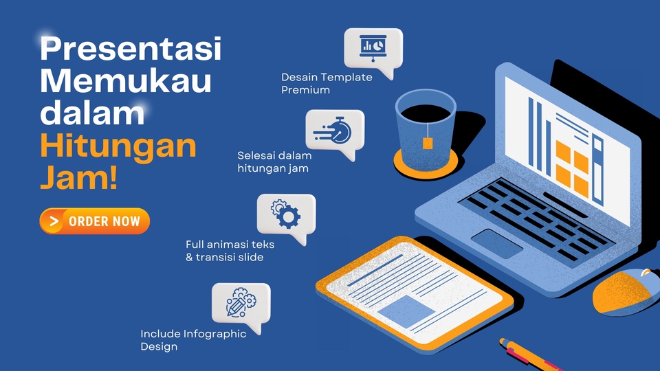 MENERIMA PEMBUATAN PERSENTASI MS POWER POINT, 1 HARI JADI