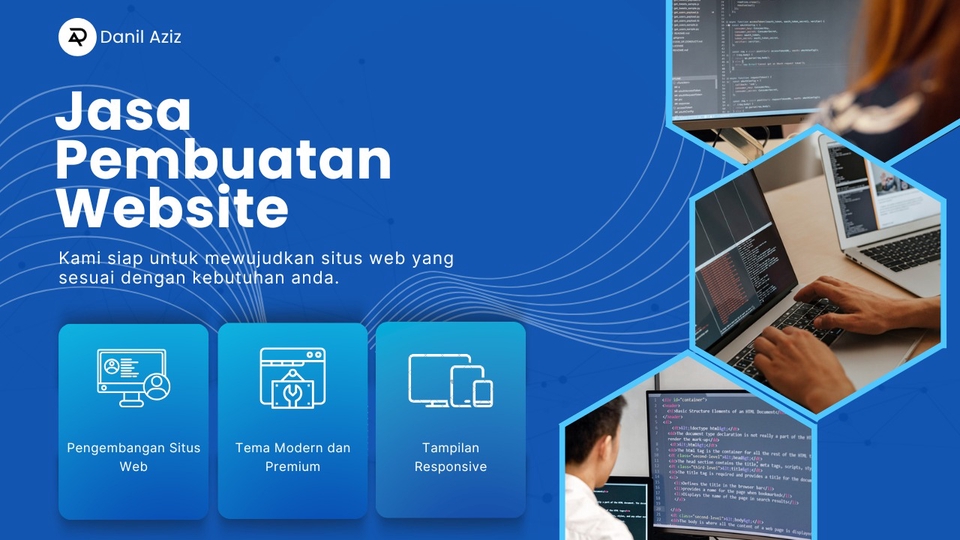 Pembuatan website profesional, responsif, dan SEO friendly