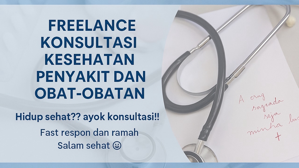 Konsultasi kesehatan melayani:
1. Konsultasi penyakit dan gejala nya
2. Konsultasi penggunaan obat 