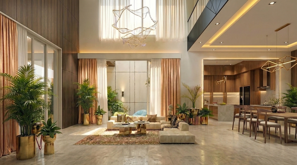 Interior - Jasa Desain Interior 3D Render Realistis Rumah, Cafe & Kantor + Gambar Kerja - 3