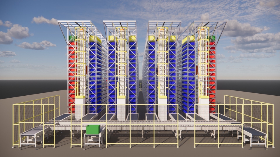 Jasa Render 3D Berkualitas Tinggi untuk Berbagai Kebutuhan - 3D Automation Warehouse