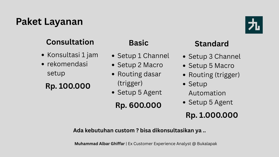 Technical Support - Zendesk Configuration Services & Improvement - 5