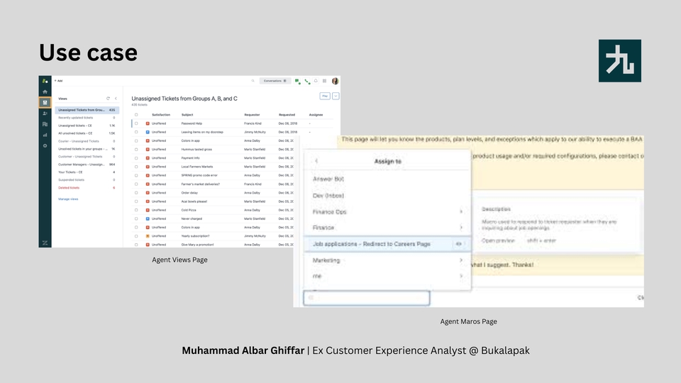 Technical Support - Zendesk Configuration Services & Improvement - 11