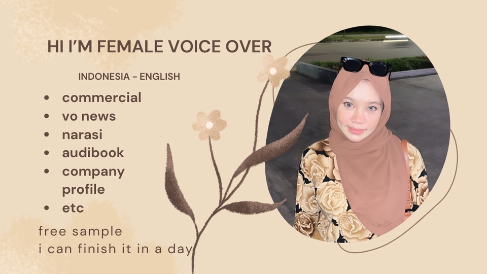 Jasa Voice Over AI Profesional untuk Beragam Kebutuhan Audio - female voice over