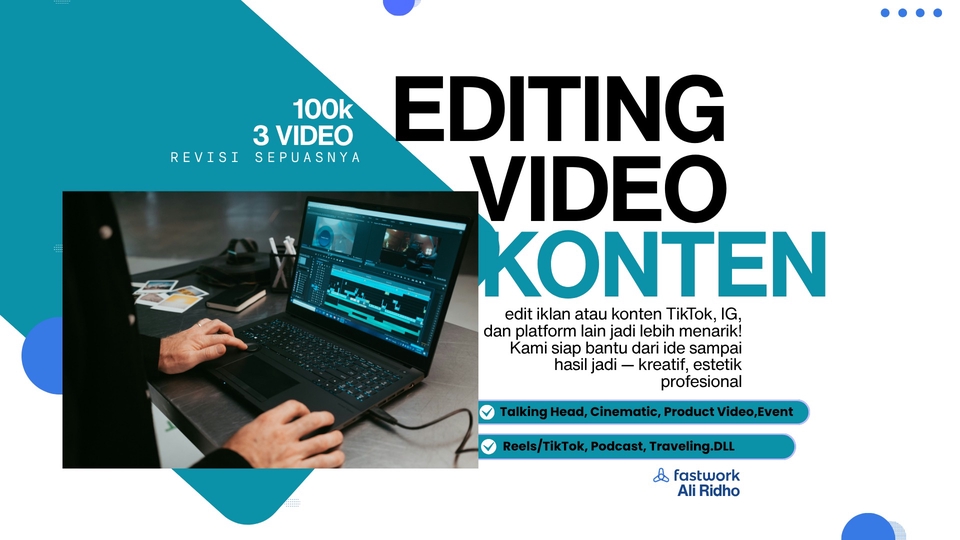 Jasa Editing Video Online Berkualitas & Profesional - Editing Video Konten Sosmed | Kualitas Profesional