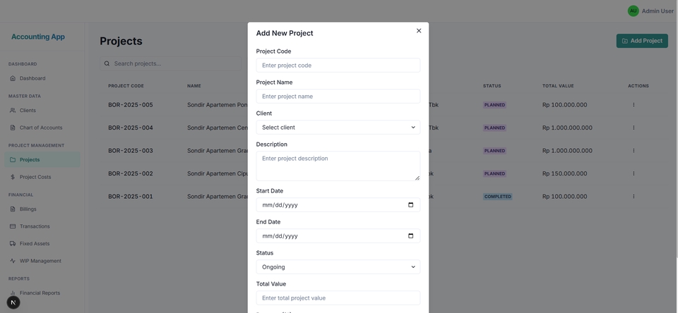 Web Development - Jasa Pembuatan Aplikasi Custom Akuntansi & Manajemen Proyek Konstruksi - 9