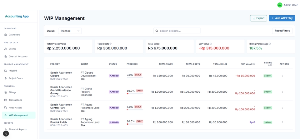 Web Development - Jasa Pembuatan Aplikasi Custom Akuntansi & Manajemen Proyek Konstruksi - 20