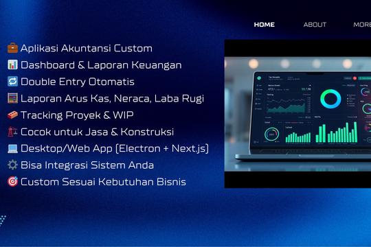 Jasa Pembuatan Website Terbaik dan Profesional - Jasa Pembuatan Aplikasi Custom Akuntansi & Manajemen Proyek Konstruksi