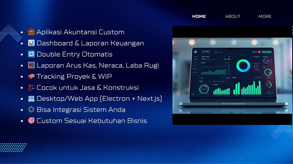 Jasa Pembuatan Website Terbaik dan Profesional - Jasa Pembuatan Aplikasi Custom Akuntansi & Manajemen Proyek Konstruksi